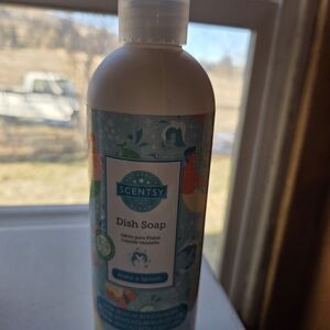 Scentsy Make a Splash Dish Soap — Aqua Blue Bottle
